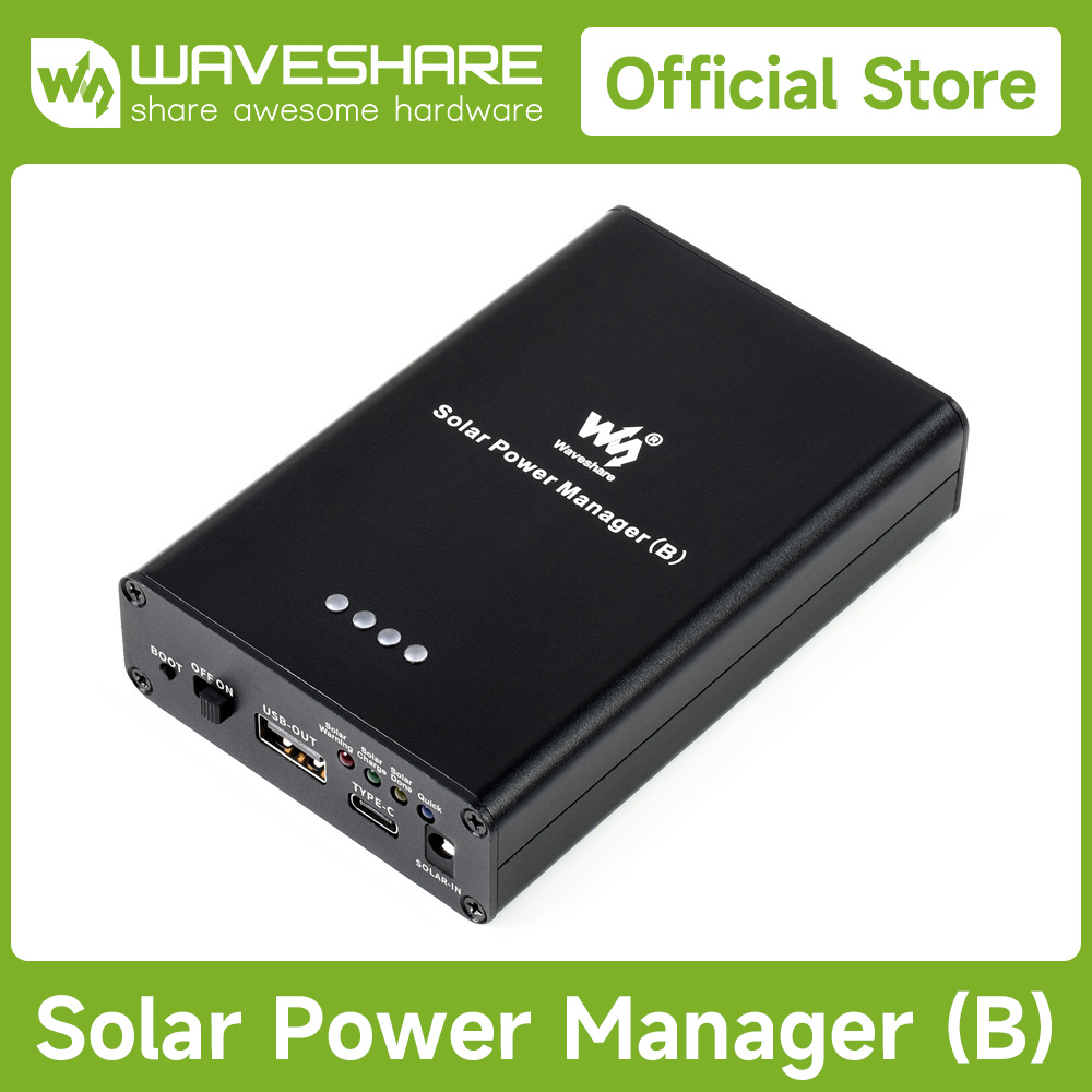 Raspberry Pi 5 - Waveshare Solar Power Manager (B), встроенный