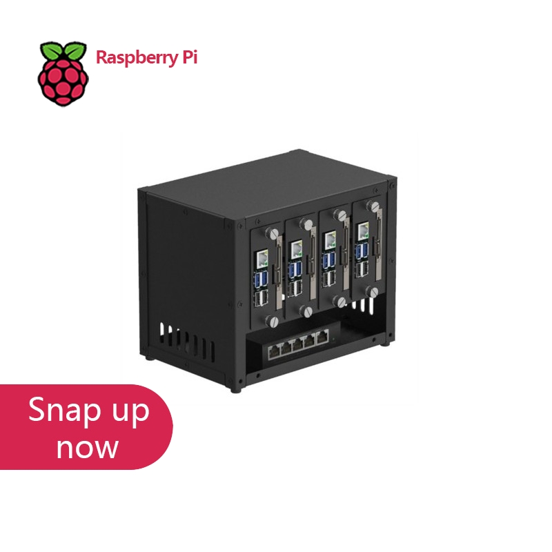 Raspberry Pi 4 - Корпус UCTRONICS для Raspberry Pi Cluster,