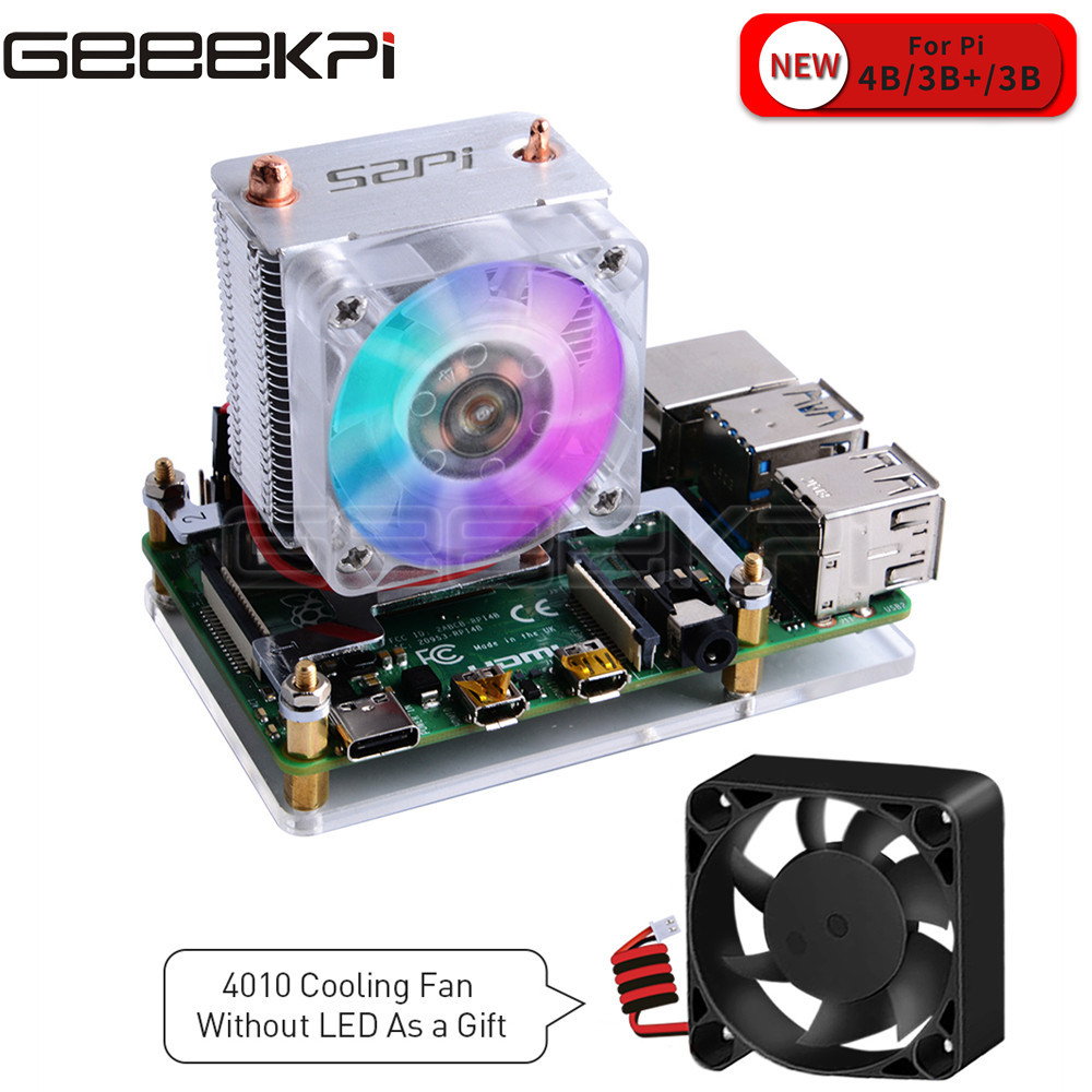Прозрачный черный чехол GeeekP – обзор и цена Pi 5 Case