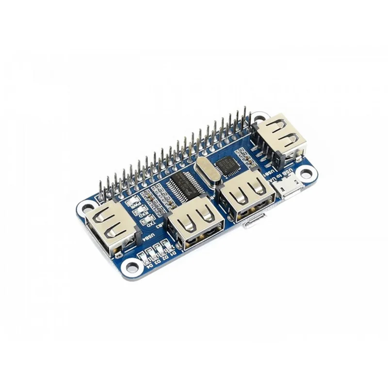 4-портовый USB-хаб HDM HAT для – обзор и цена Pi Zero