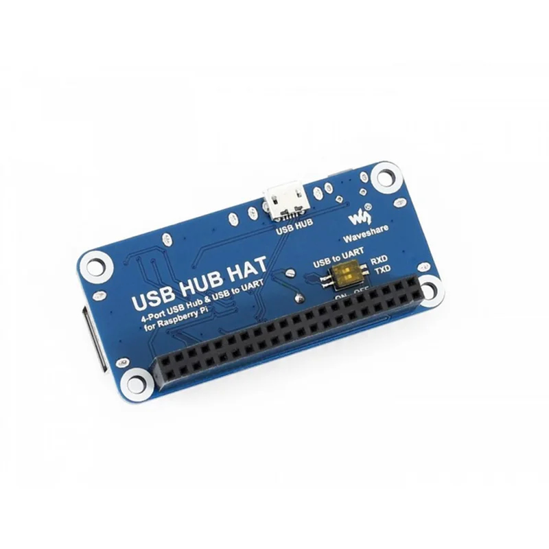 4-портовый USB-хаб HDM HAT для – обзор и цена Pi Zero