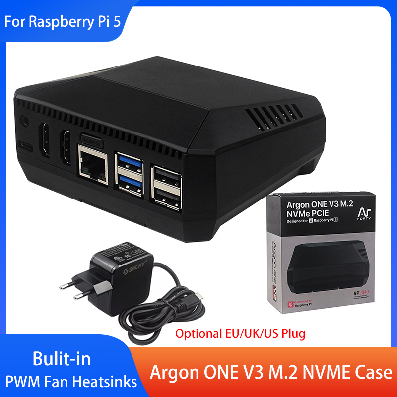 Корпус Argon ONE V3 M.2 NVME с – обзор и цена Pi 5 Case