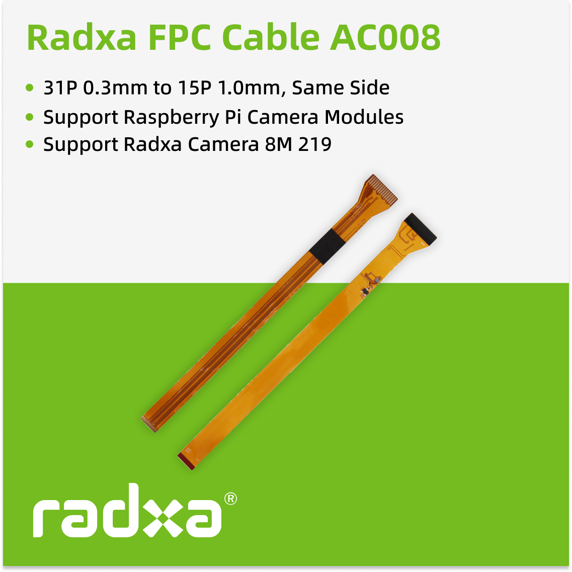 Кабель Radxa Camera FPC AC008  – обзор и цена Pi Camera Cable