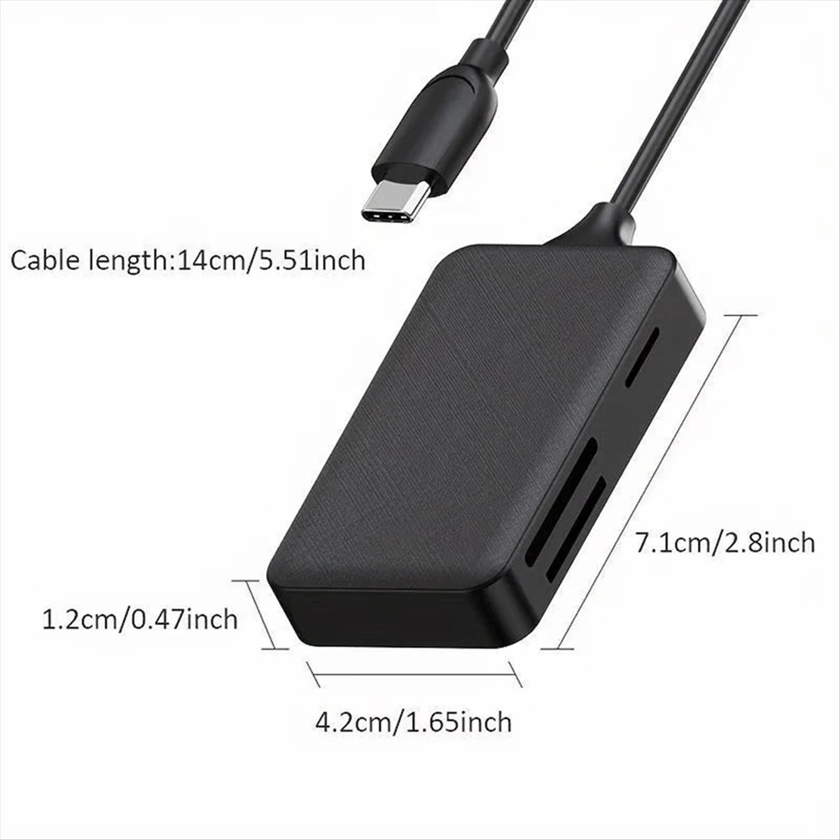 (A60I) Кардридер 4-в-1 Type-C  – обзор и цена Micro Sd Card