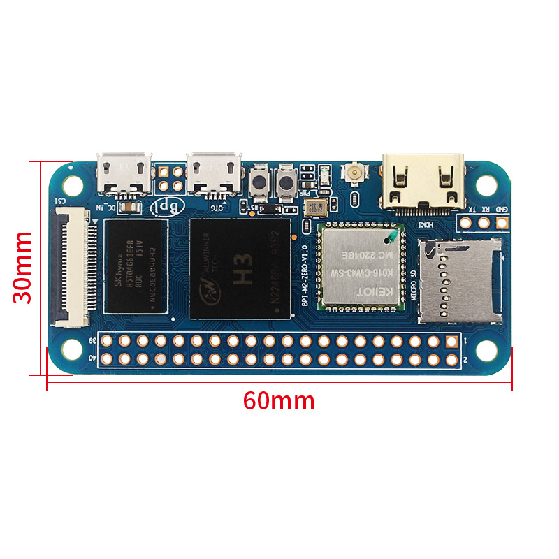 Banana Pi-M2 Zero H3 – миниатю – обзор и цена Pi Zero
