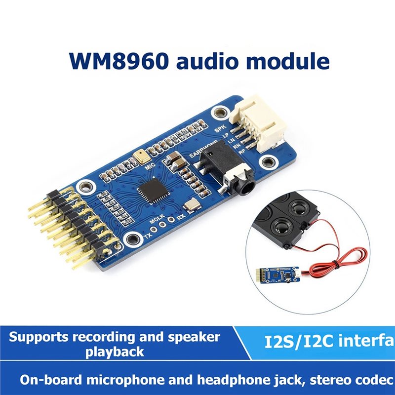 WM8960 – модуль аудиокодека дл – обзор и цена Raspberry Pi 5