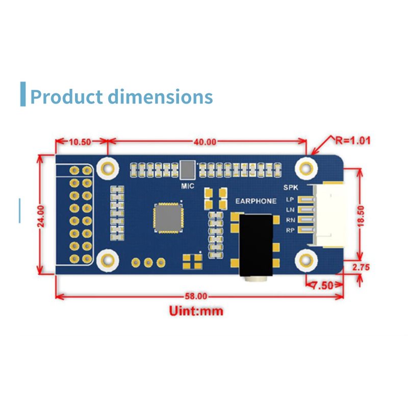 WM8960 – модуль аудиокодека дл – обзор и цена Raspberry Pi 5