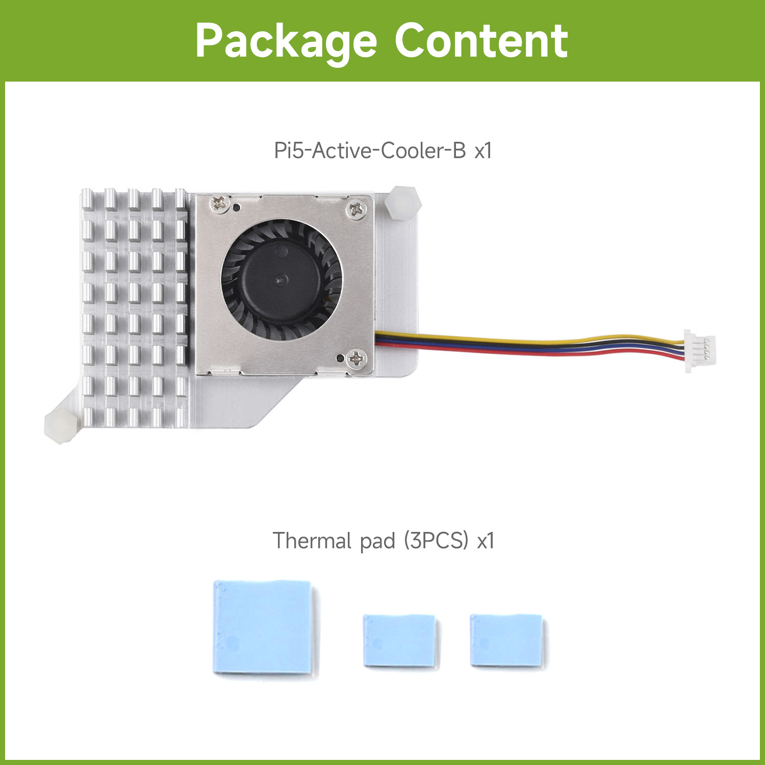 Waveshare Active Cooler (B) дл – обзор и цена Raspberry Pi 5